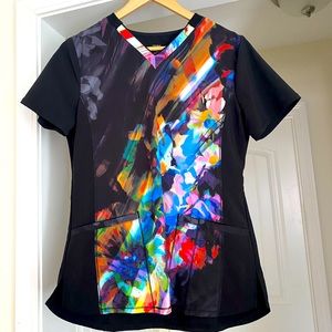 Infinity’s scrub top size small